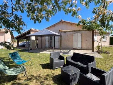 maison meublée avec jardin clôturé