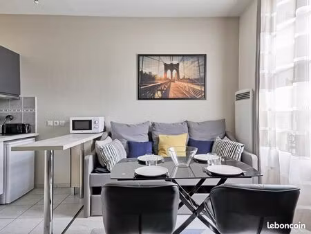 studio calme 20 m² meublé nice