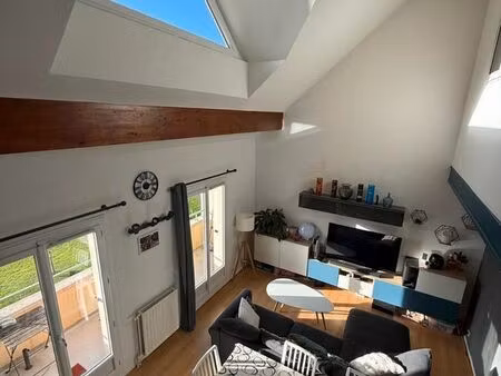 duplex en dernier étage- vue parc - double box