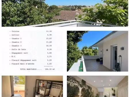 à louer: grand appartement meublé saint orens