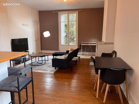 à louer – t2 meublé 60 m² – toulouse 31400 (route de narbonne) – parking sécurisé (2 place