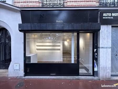 local commercial 30 m² montreuil