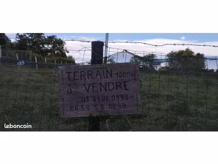 terrain 1000 m²