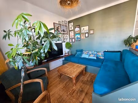 t3 traversant de 73m² à toulouse croix de pierre (meublé)