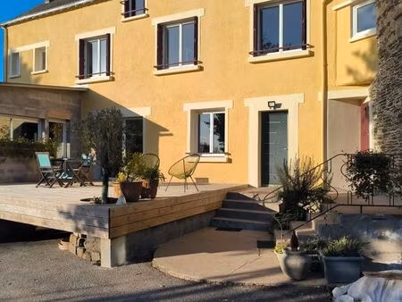 maison double + terrain + garage centre beslé-sur-vilaine