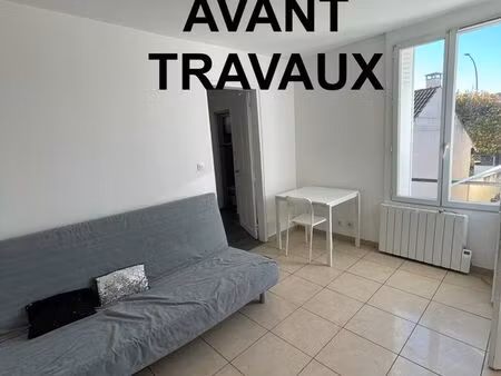 appartement renové f2 trés faible charges
