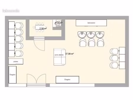 recherche local commercial à louer – salon de coiffure – 93
