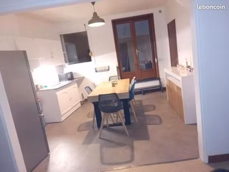 maison hyper centre lillers 3 chambres cour couverte 72m2