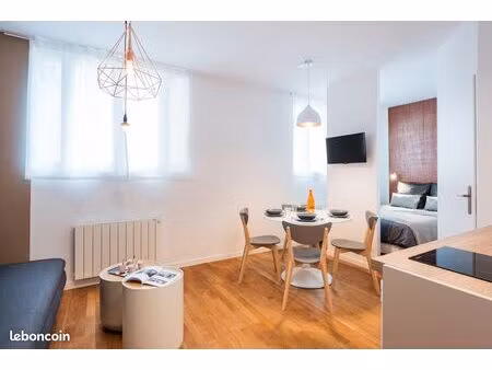 f2 meublé 28m² quartier sainte cécile