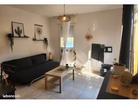 appartement en résidence t2 avec terrasse et jardin