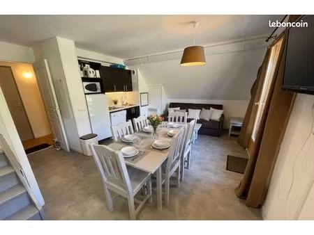 appartement t3 duplex meublé - super besse - pied des pistes