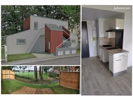 t1 récent avec jardin et parking