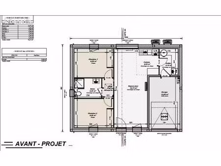 maison 2 pièces 50 m²