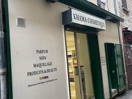 vente commerce cosmétique