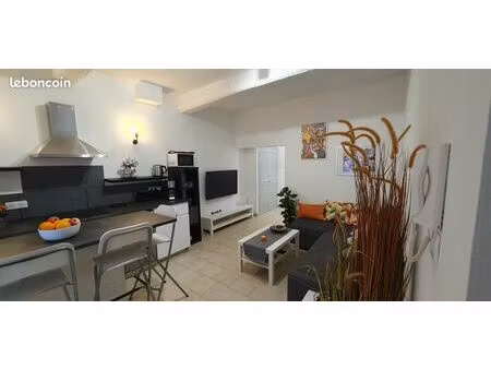 charmant appartement t2 meublé 43 m2 renové et climatisé