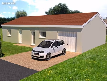 terrain + maison - 81m² -2 chambres