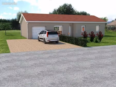 terrain + maison - 90m² - 3 chambres