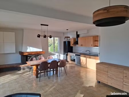 t3 meublé 80 m² – terrasse & jardin – entretien inclus – chevaigné