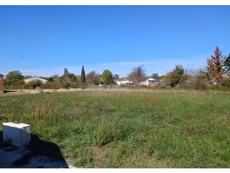 vente terrain 800 m² vertheuil (33180)
