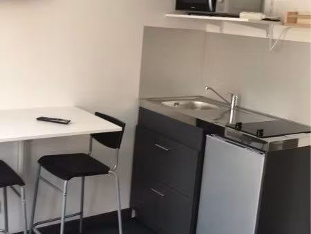 studio meublé 18 m² – charges comprises – centre-ville