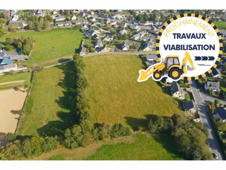 vente terrain 313 m² romagné (35133)