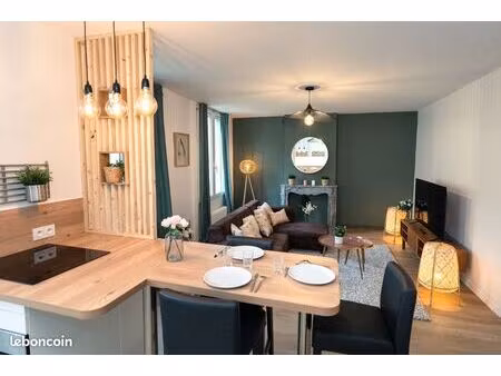 t2 moderne meublé - hotel de ville  place dorian  les halles