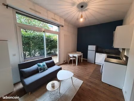 appartement 2 pièces + 17m2 de jardin