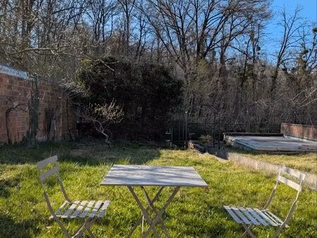 appartement t3 meublé avec jardin