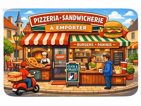 pizzeria  sandwicherie 60 m² couëron