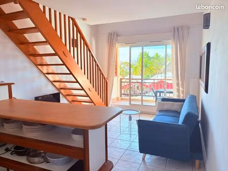 t2 meublé st gilles les bains