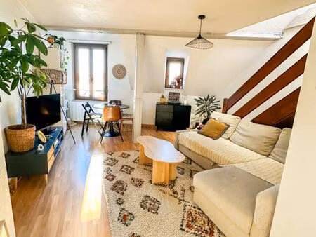 duplex 3 pièces – 56 m² carrez / 86 m² au sol – dernier étage – cronenbourg