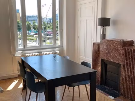 magnifique meublé t2 bis t3 lyon 3 avec son jardin d'hiver