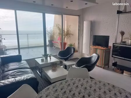apt meublé face mer entre 1er février et 30 avril