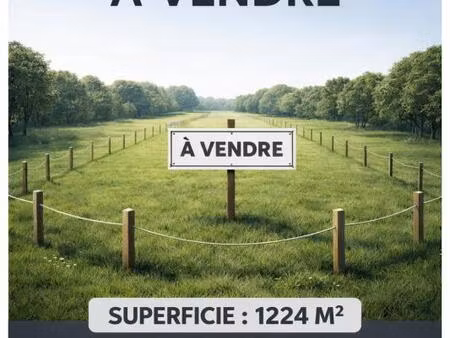 vente terrain 1224 m² le pian-médoc (33290)