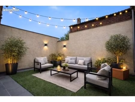 maison semi-individuelle | 104 m2 | 3 chb + bureau | cave | espace indépendant 33 m2 à val