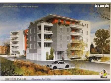 t2 avec terrasse et garage dans immeuble bbc