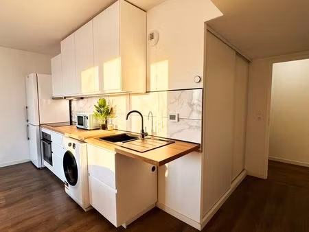 3 pièces 65 m² + terrasse 40 m² au pied du métro 14