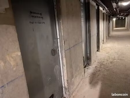 location cave - remise - garde meuble - box