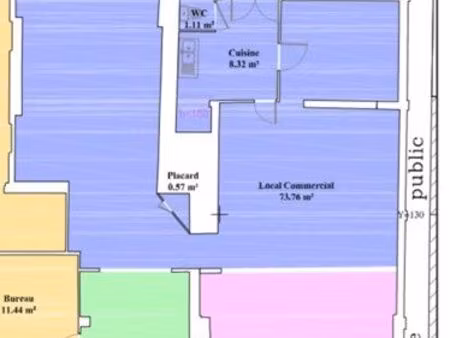 à louer – local commercial / professionnel – brives-charensac