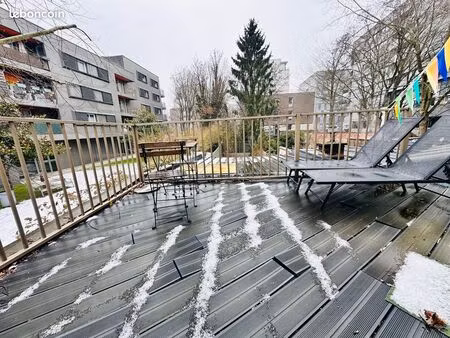 t3 avec terrasse proche gare