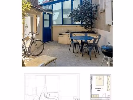 location t3 - 48m² vitry sur seine