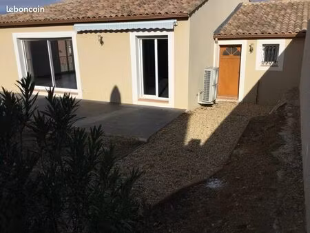 vendres 5 km de la mer villa 3 faces 3 chambres