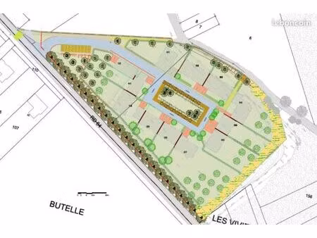 grisy les platres terrain a batir viabilise