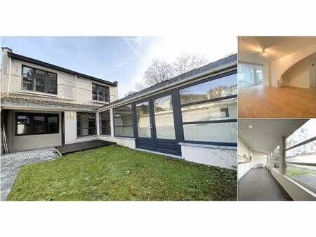 rez-de-chaussée à louer avec terrasse et jardin   bruxelles (vbd71505)