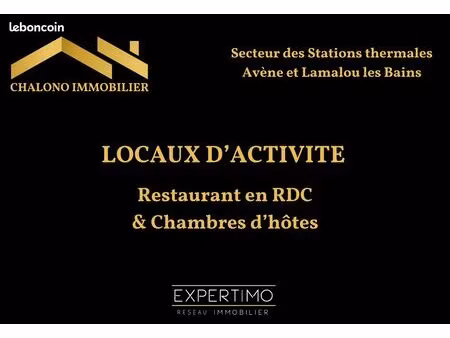 local 770 m² le bousquet-d'orb