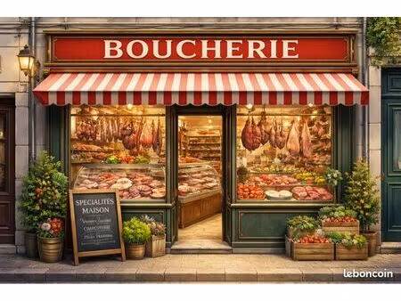fond de commerce boucherie charcuterie épicerie