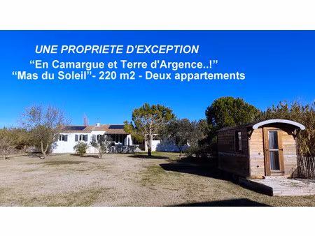vente mas fourques  220m² 7 pièces 740 000€ avec garage