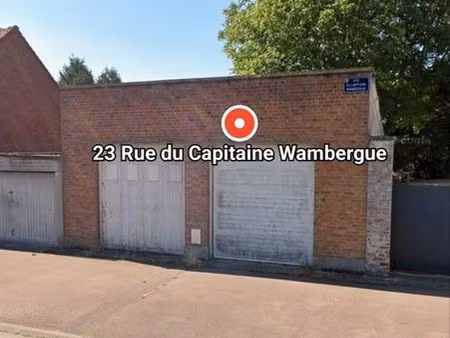garage 48m2 centre ville merville