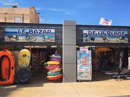 fond de commerce bazar de plage