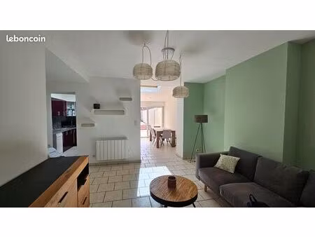 appartement rdc meublé 79m2 + cave et jardin valenciennes